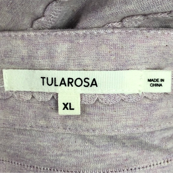 TULA Rosa lavender ruffle hem scallop detail mini skirt - Picture 7 of 14